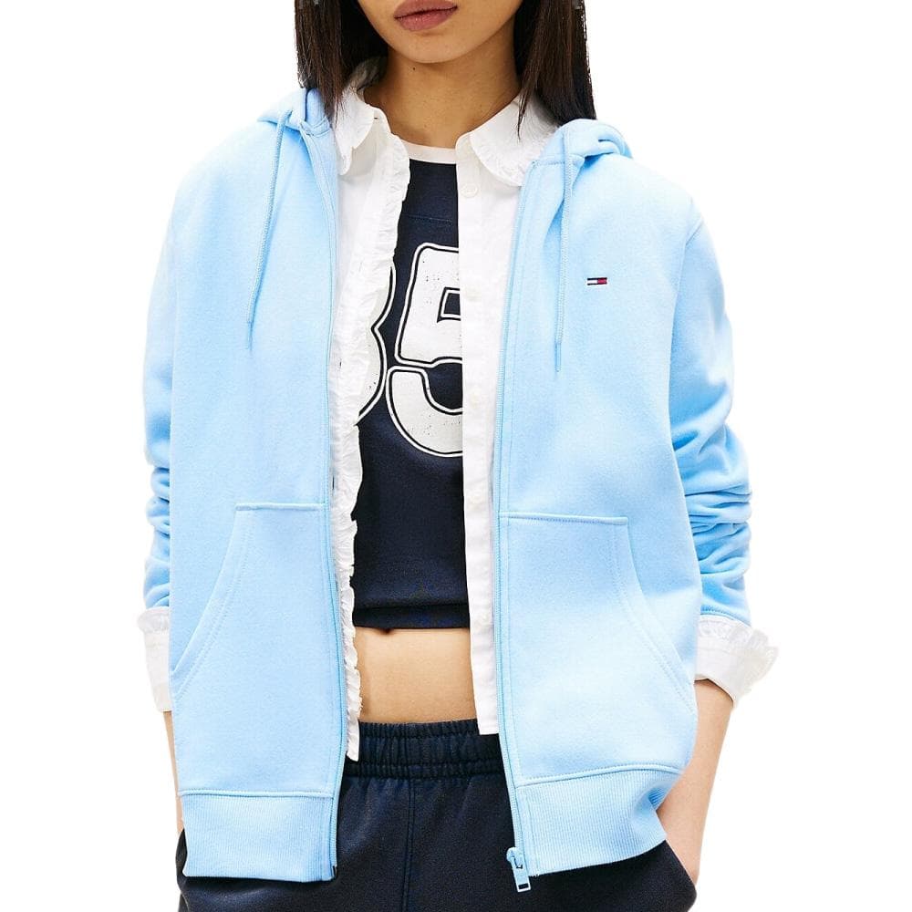 Sweat Bleu Femme Tommy Hilfiger Tjw Reg S Flag 1