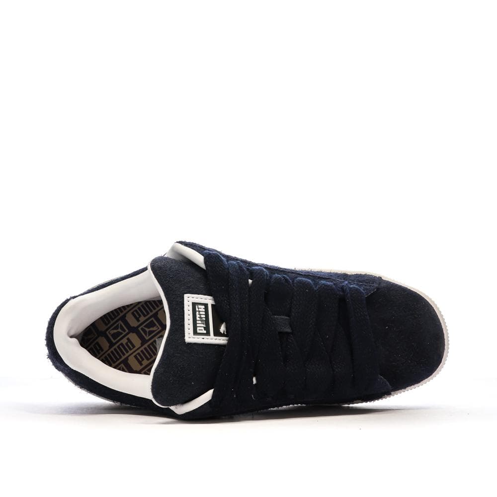 Baskets Noires/Blanches Homme Puma Suede Xl Hairy 4