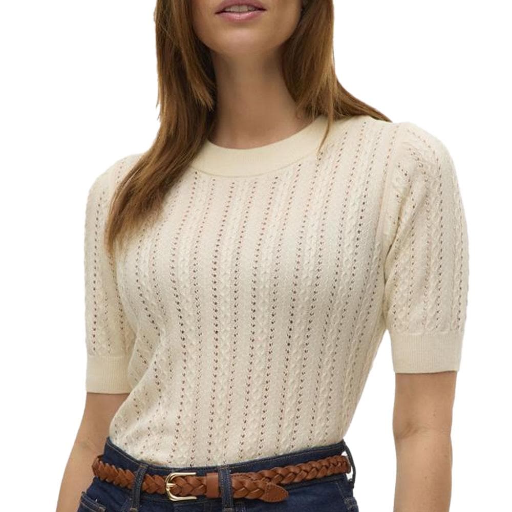 Pull Beige Femme Vero Moda Morena 1