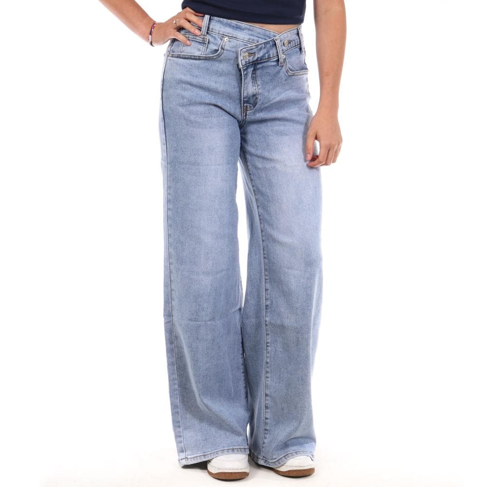 Jean Loose Bleu Femme Monday Premium 109 1