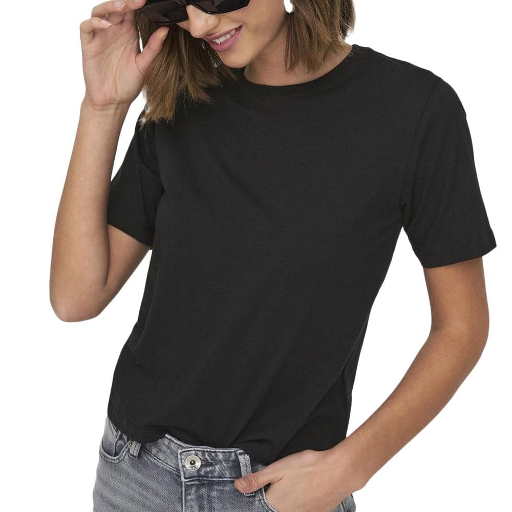 T-shirt Noir Femme JDY Rex 1
