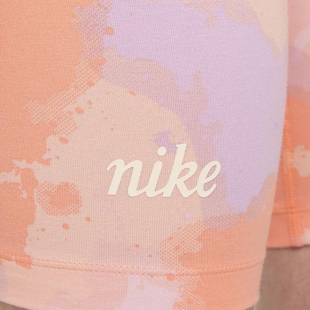 Short Cycliste Orange/Mauve Camouflage Femme Nike 3