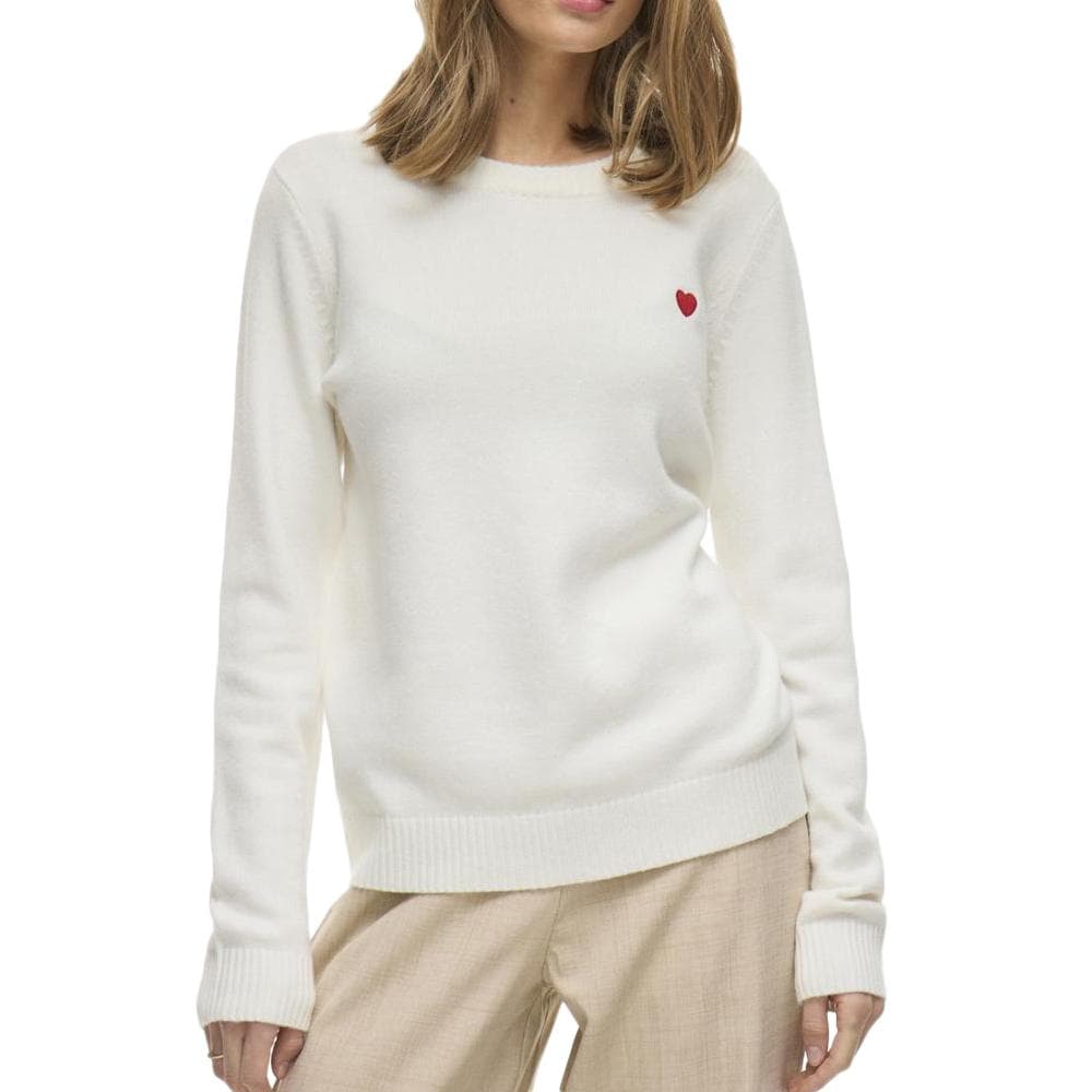Pull Blanc Femme Vila Virils 1