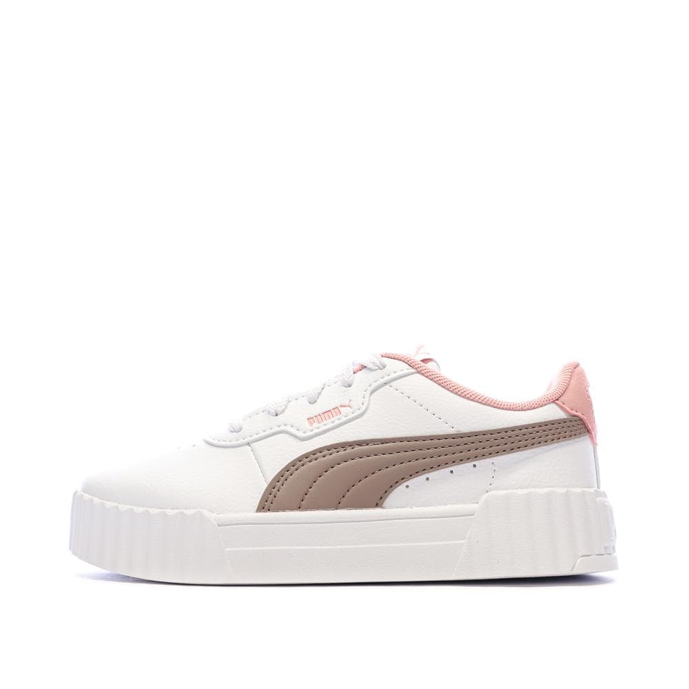 Baskets Blanc Fille Puma Carina 3.0 1