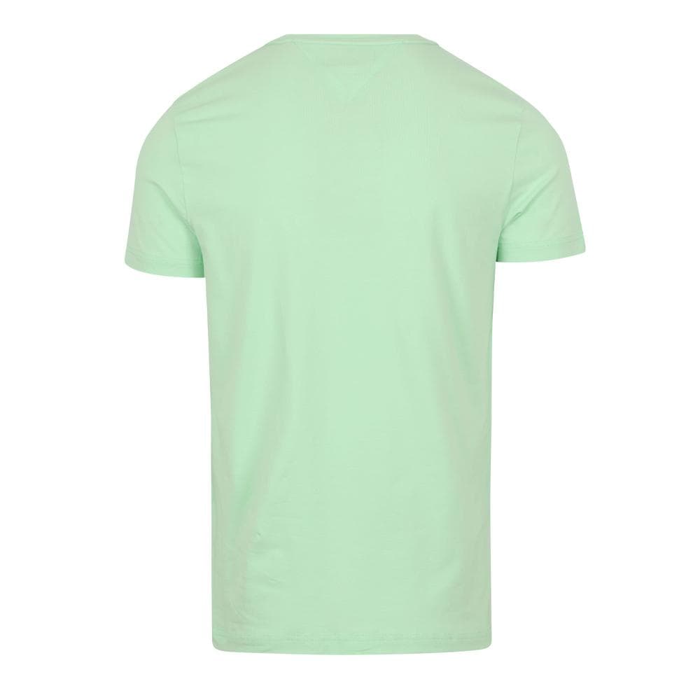 T-shirt Vert Homme Tommy Hilfiger Stretch Slim 2