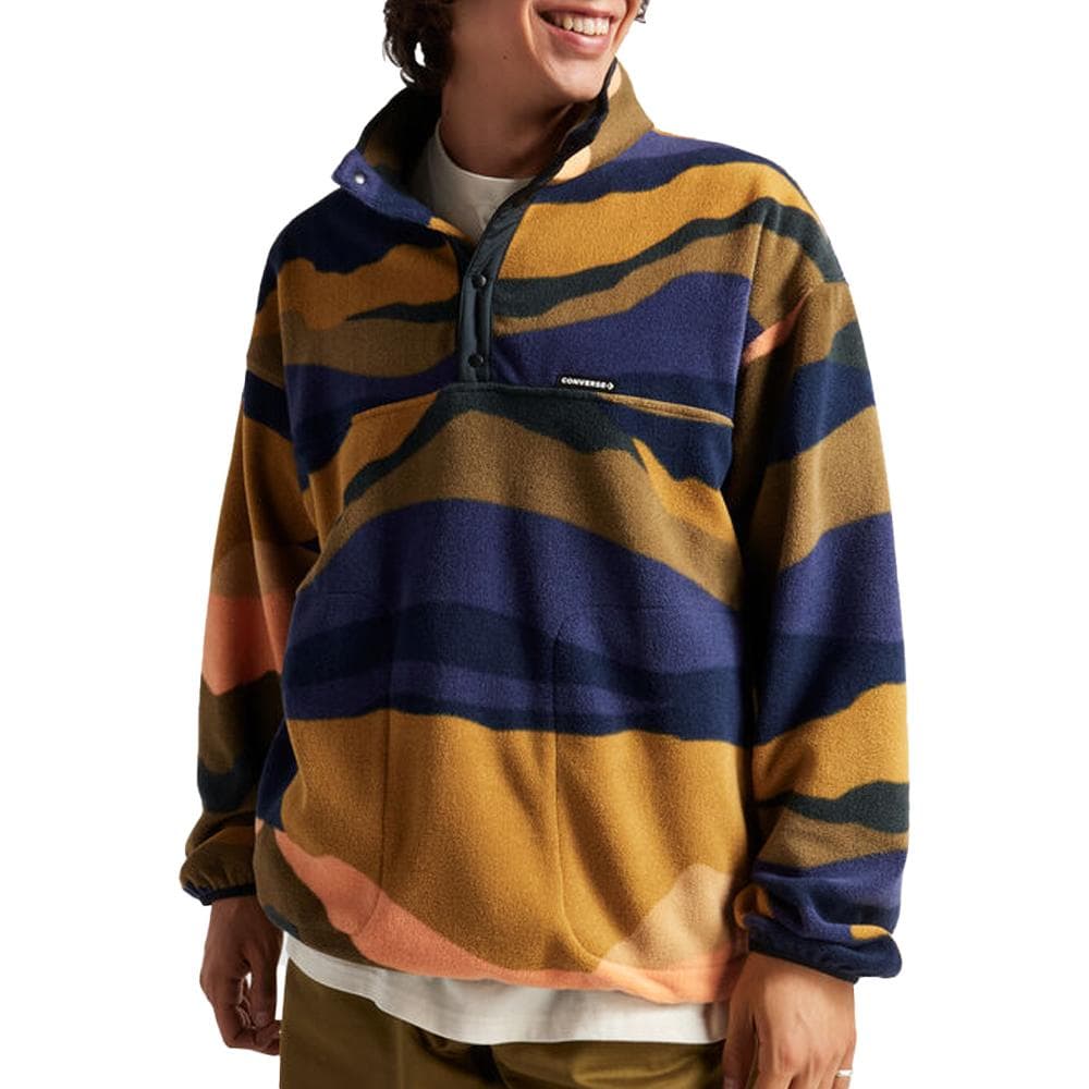 Sweat Polaire Multi couleurs Homme Converse Holiday Mountainscape 1