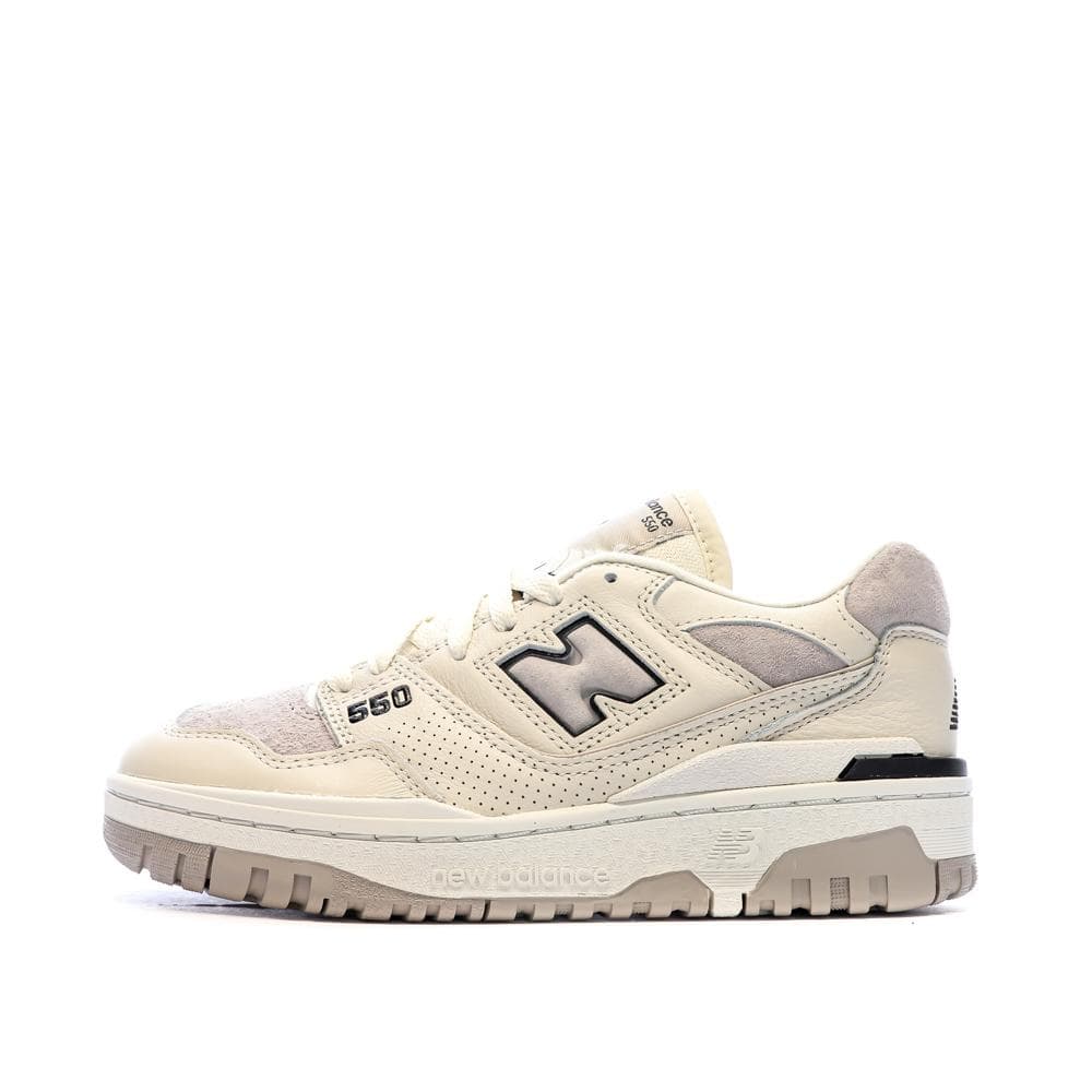 Baskets Blanches/Gris Femme New Balance 550 1