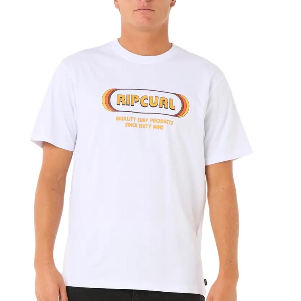 T-Shirt Blanc Homme Rip Curl Surf Revival 1