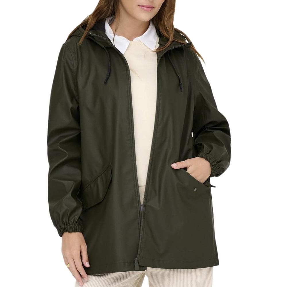 Veste Imperméable Kaki Femme JDY Raincoat 1