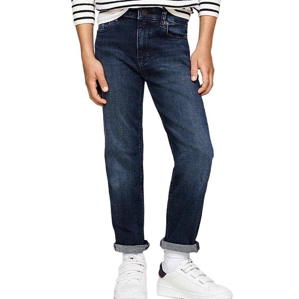 Jean Droit Marine Garçon Tommy Hilfiger Skater 1