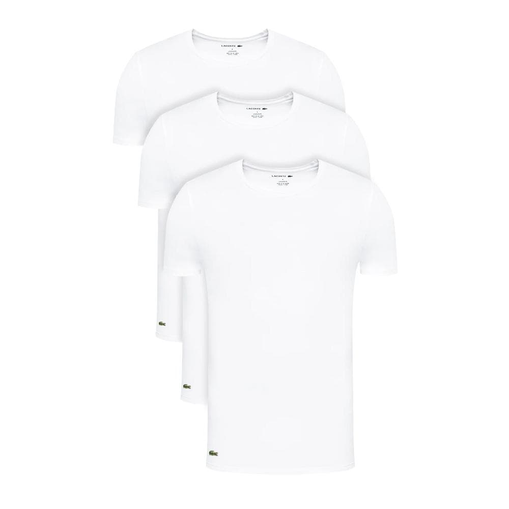 x3 T-shirt Blanc Homme Lacoste TH3321 3