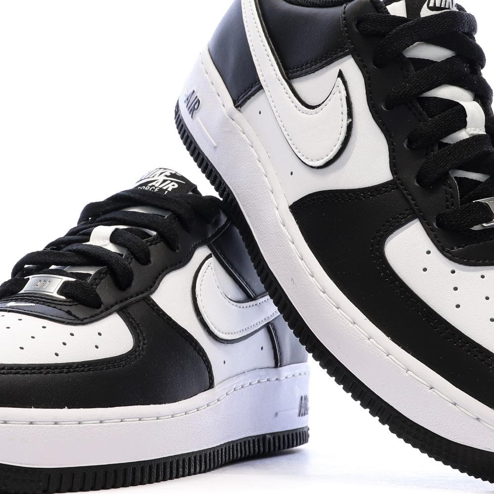 Air Force 1 Baskets Noires/Blanches Garçon Nike 7