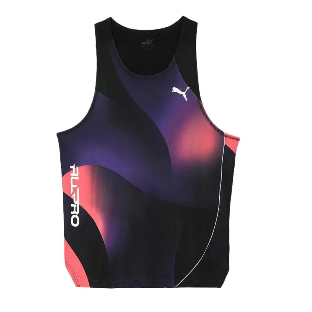Débardeur Noir/Rose Homme Puma All Pro Aop 1