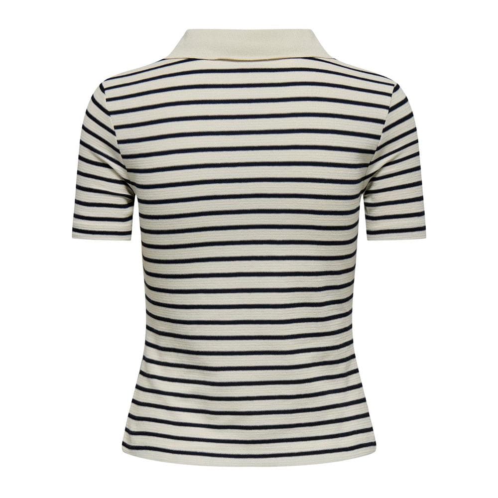 T-Shirt Beige/Marine Femme JDY Roma 2