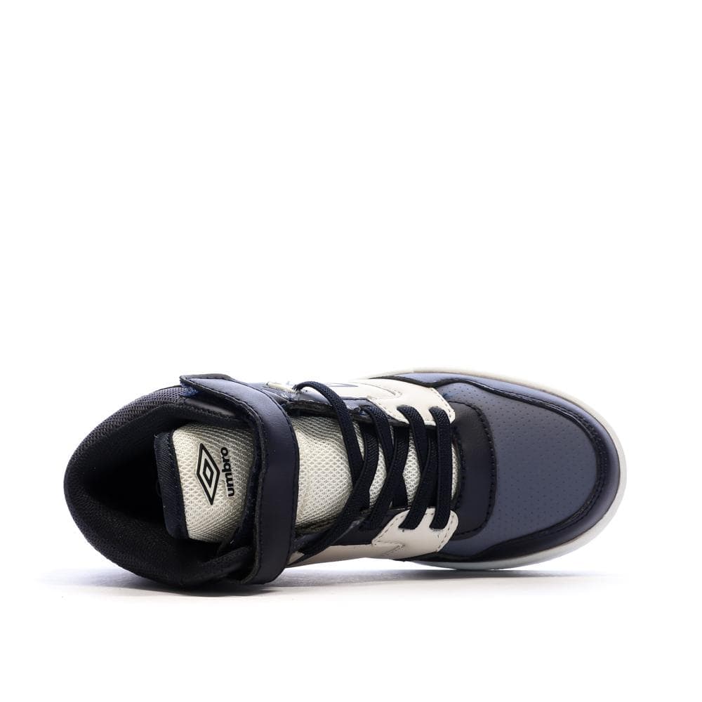 Baskets Marines/Noires/Blanches Garçon Rouge Umbro Olly Vlc 4
