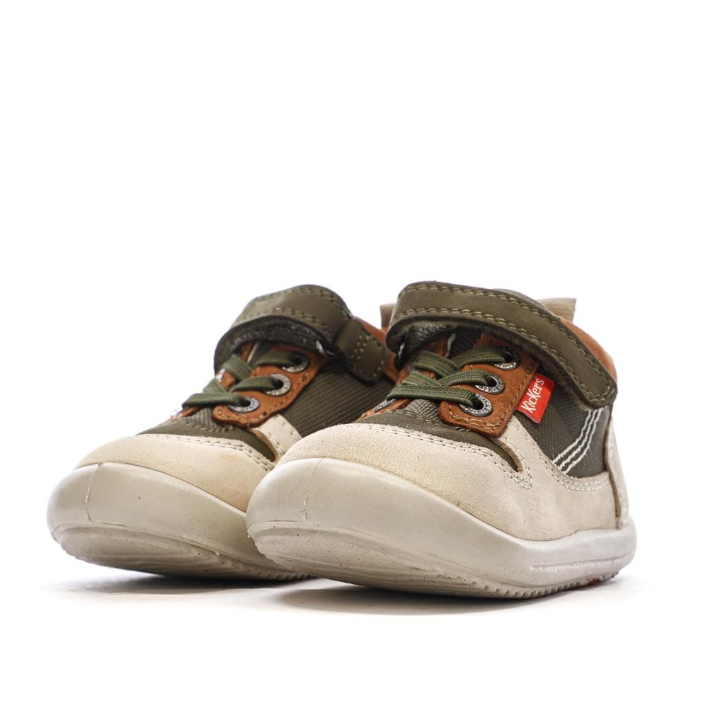 Baskets Hautes Beige/Camel Garçon Kickers Bottillon 6