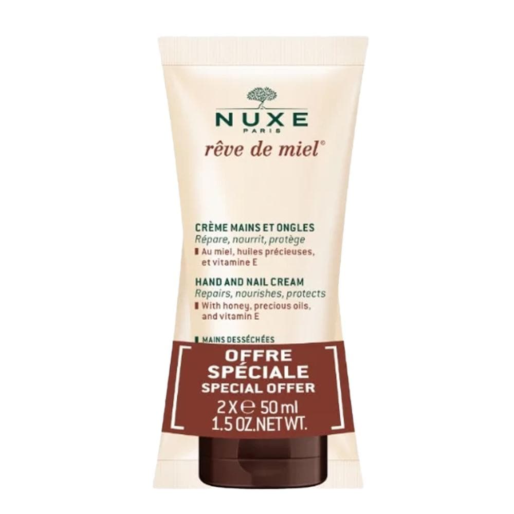 Lot de 2 x 50 ml Rêve de Miel Crème Mains et Ongles Nuxe 1
