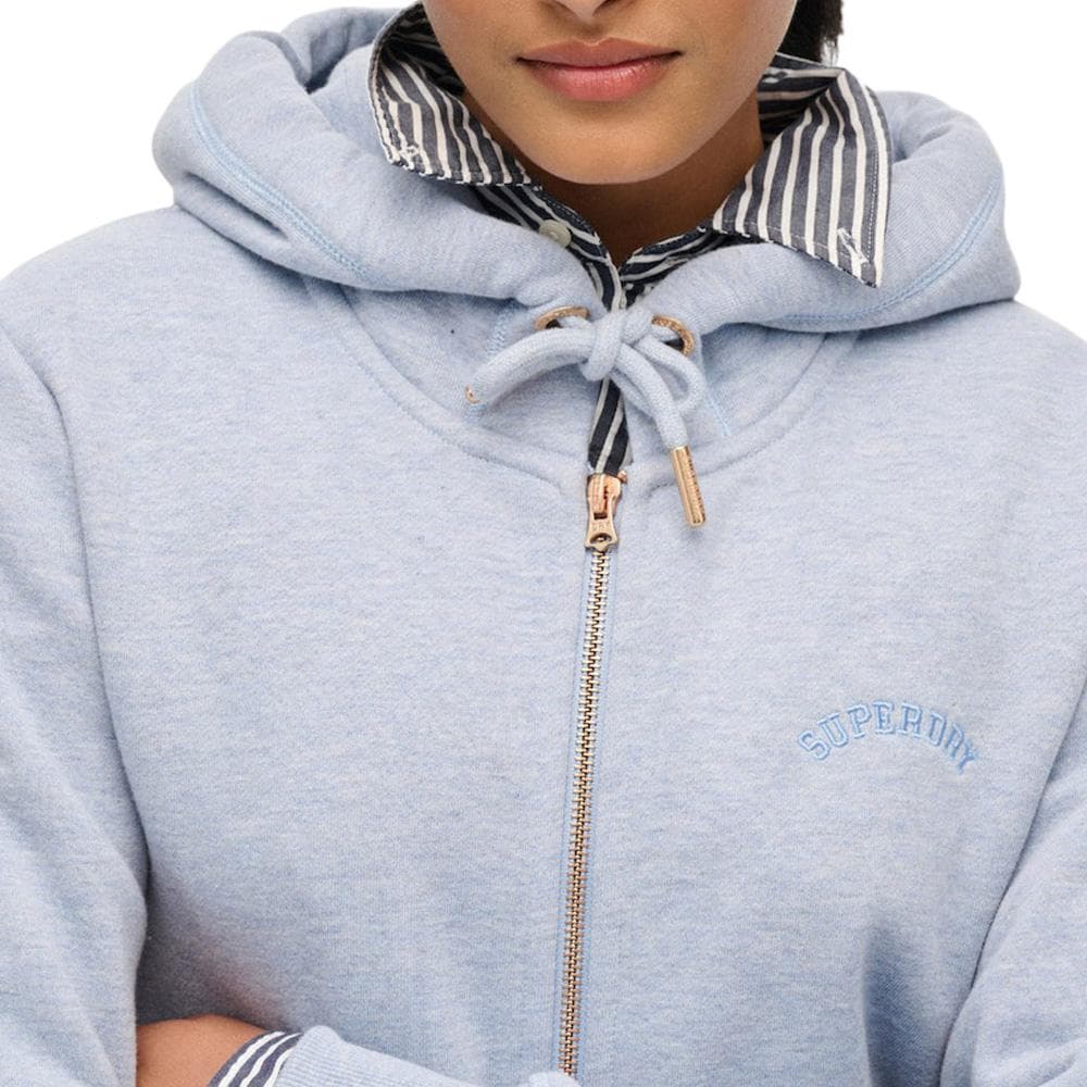 Sweat Zippé Gris Femme Superdry Essential 2