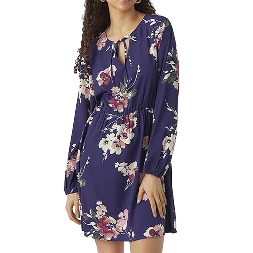 Robe Violette à Motifs Femme Vero Moda Hilah 1