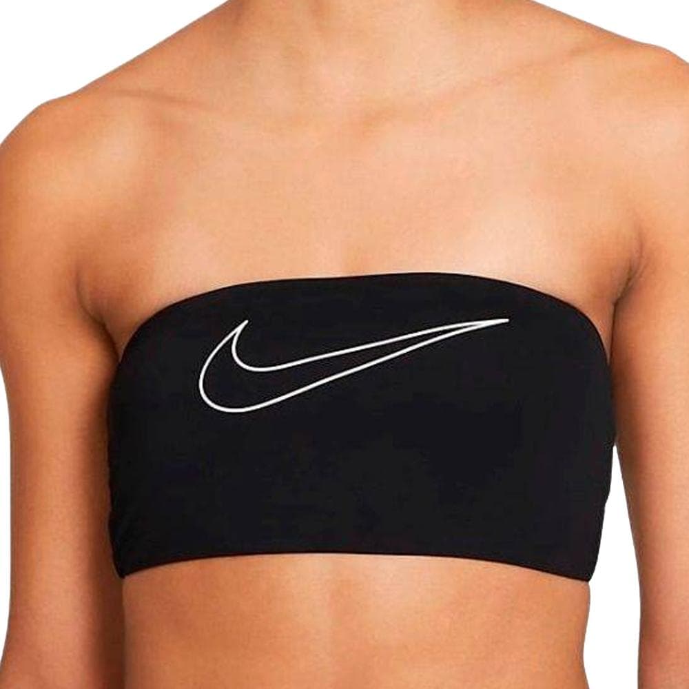 Haut de maillot de bain Noir Femme Nike Bandeau Bikini 1