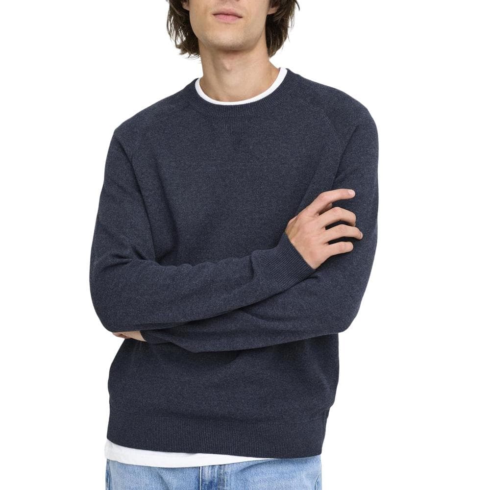 Pull Col Rond Bleu Chiné homme ONLY & SONS 22040272 1