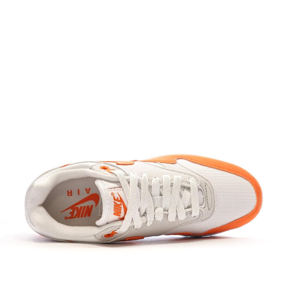 Baskets Blanches/Orange Femme Nike Air Max 1 4