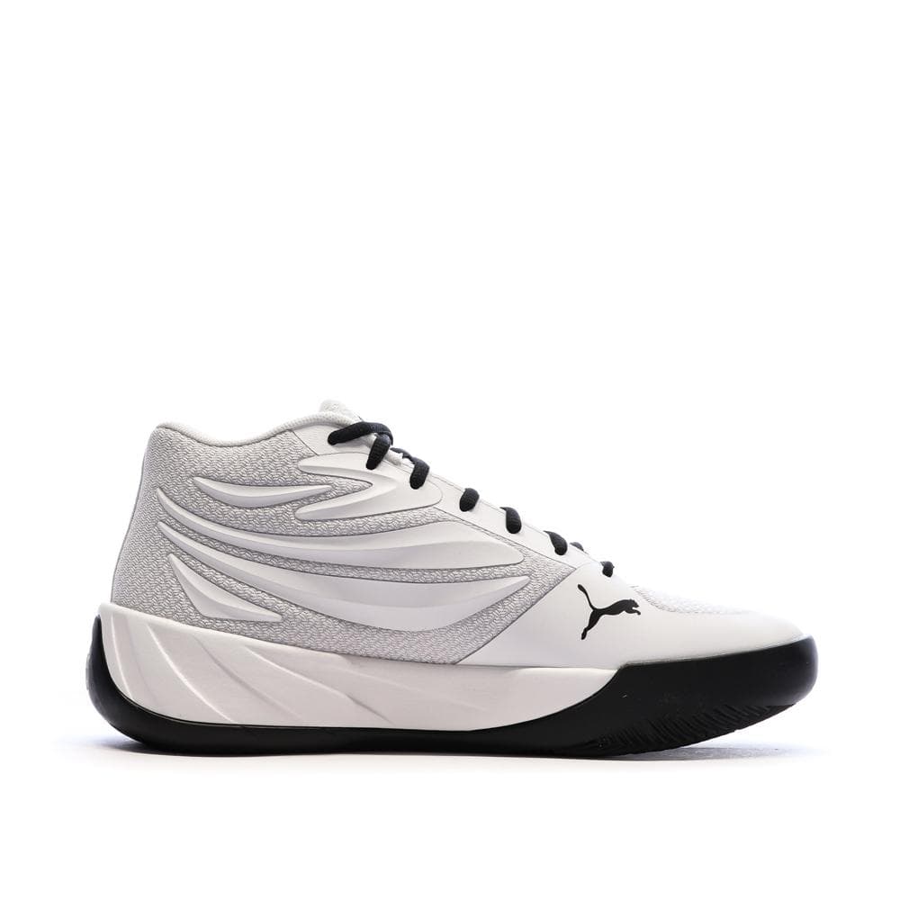 Chaussures de Basketball Grises/Blanches Homme Puma Court Pro 2