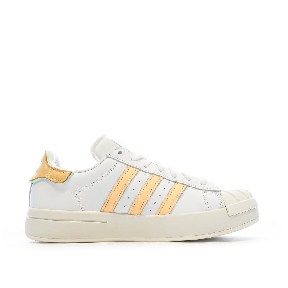Baskets Blanche/Verte Femme Adidas Superstar Ayoon 2