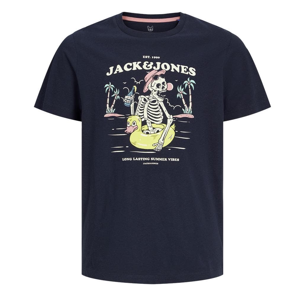 T-shirt Marine Garçon Jack & Jones Elijah 12269825 3