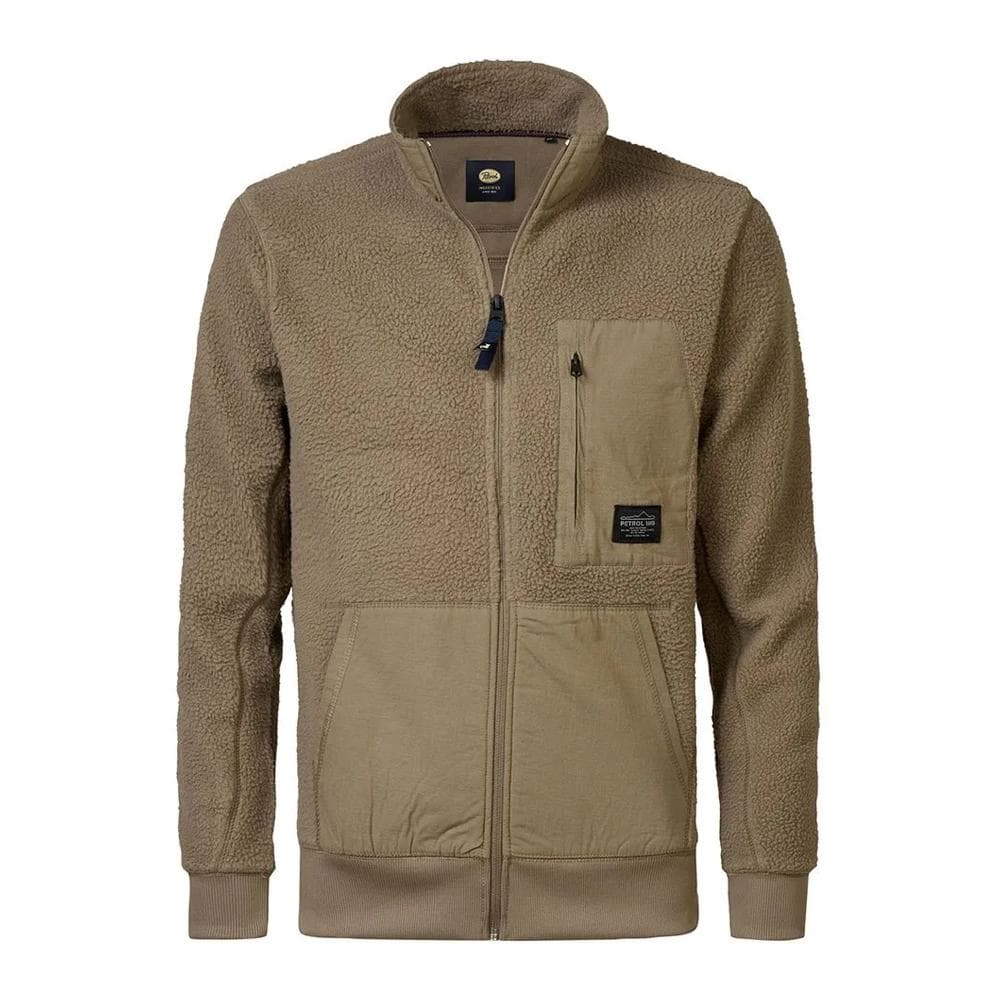 Polaire Kaki Homme Petrol Industries Collar 1