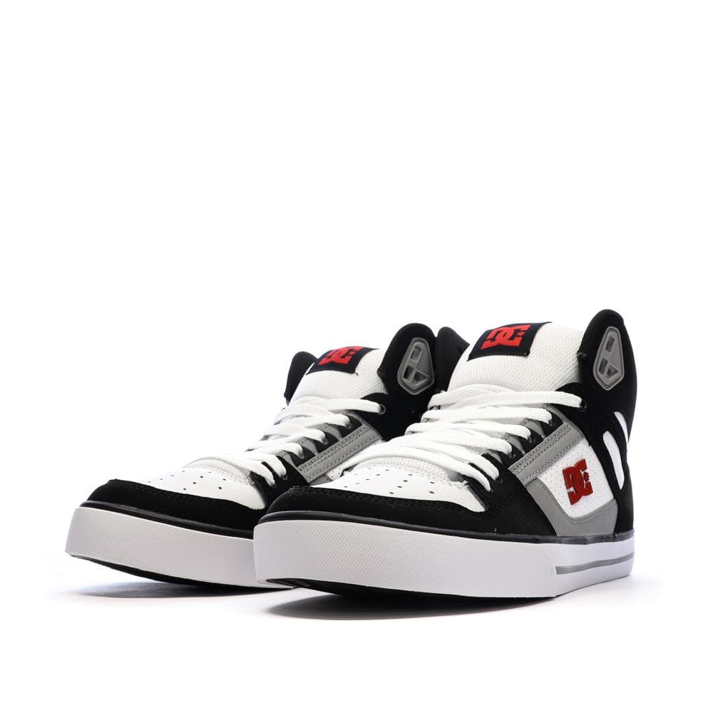 Baskets Blanches/Noir Homme Dc shoes Pure High 6