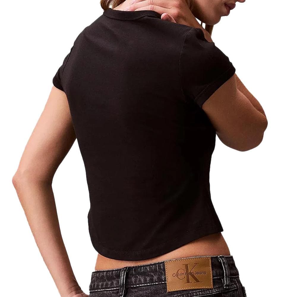 T-Shirt Noir Femme Calvin Klein Jean Baby 2