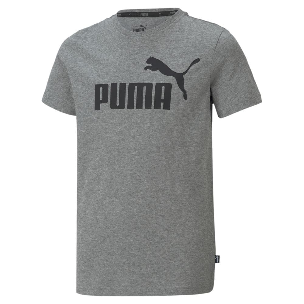 T-Shirt gris garçon Puma ESS Logo Tee 1