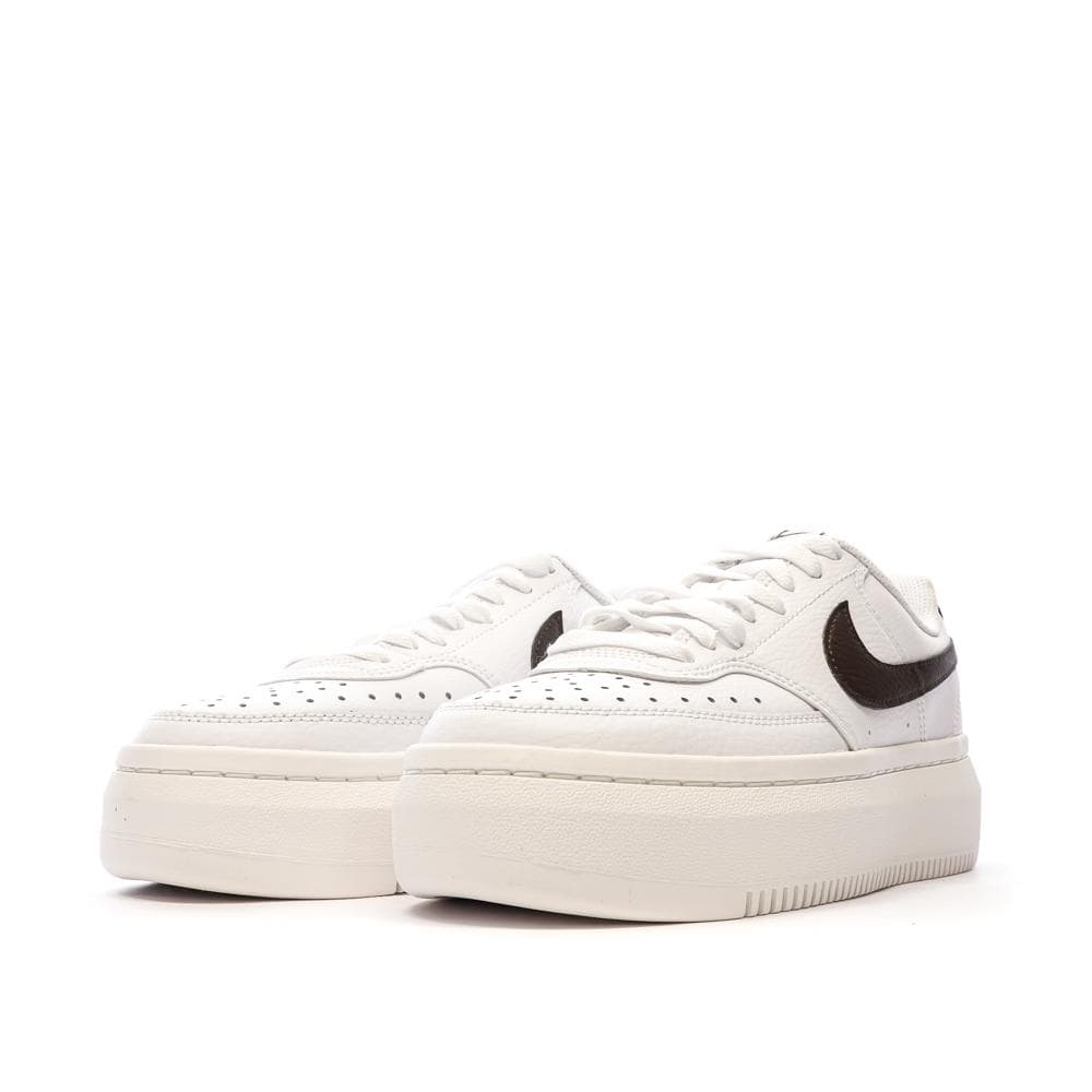 Baskets Blanc/ Noir Femme Nike Court Vision Alta 6