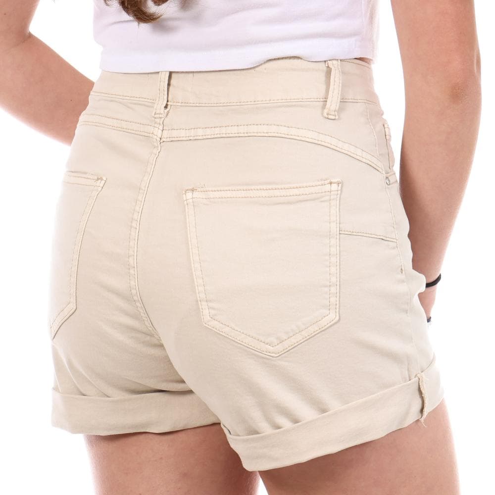 Short Beige Femme Monday Premium LW526 2