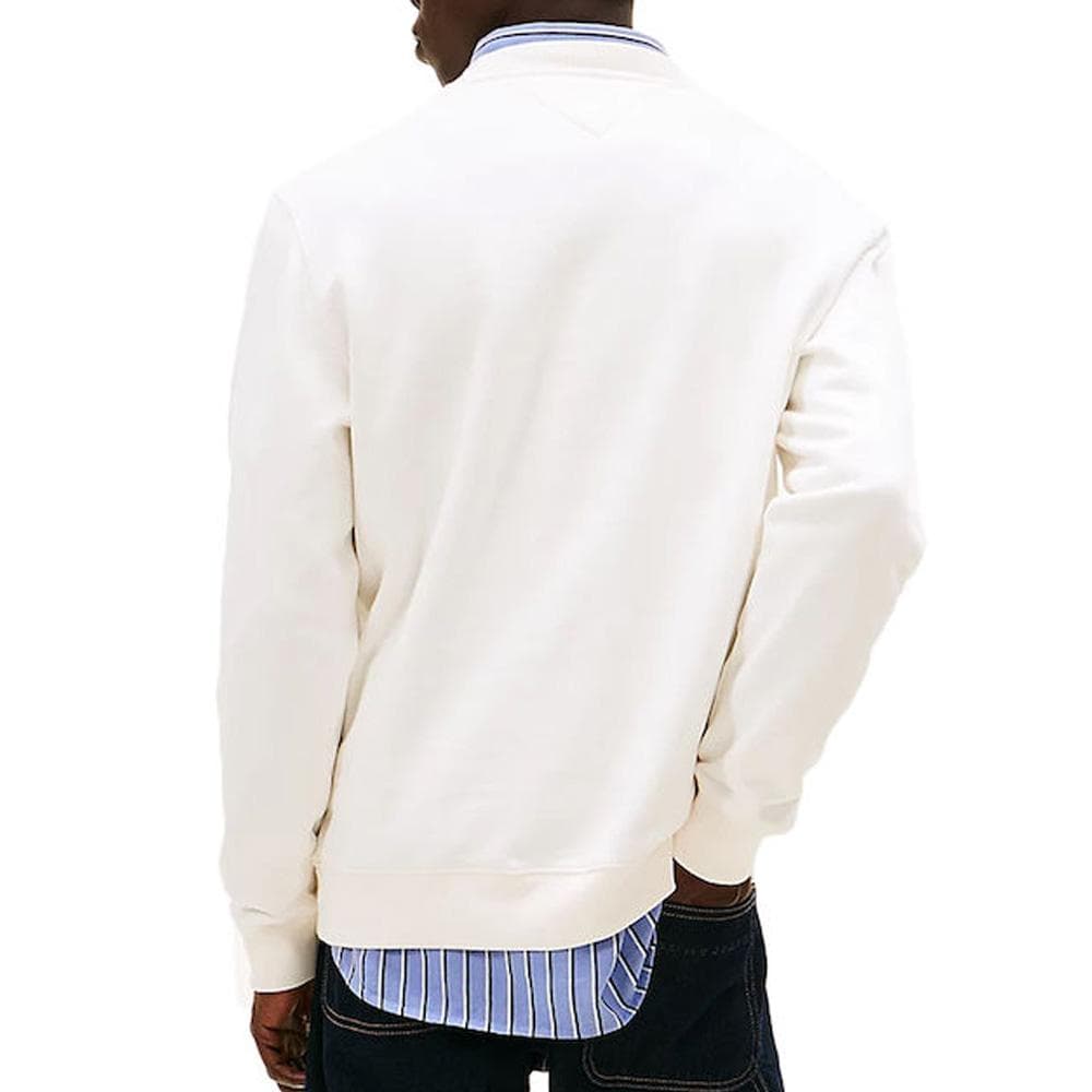 Sweat Blanc Homme Tommy Hilfiger Reg Flag Crews 2