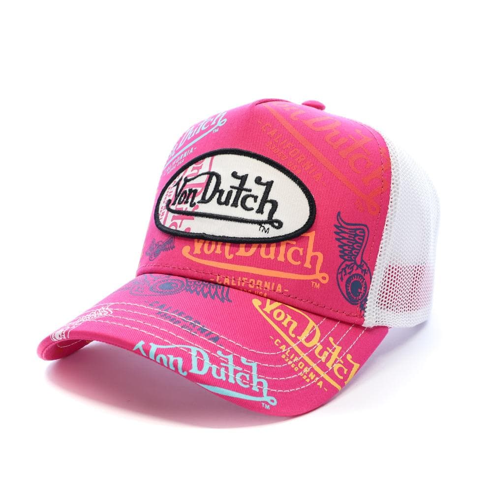 Casquette Rose/Blanche Mixte Von Dutch Xavier 1