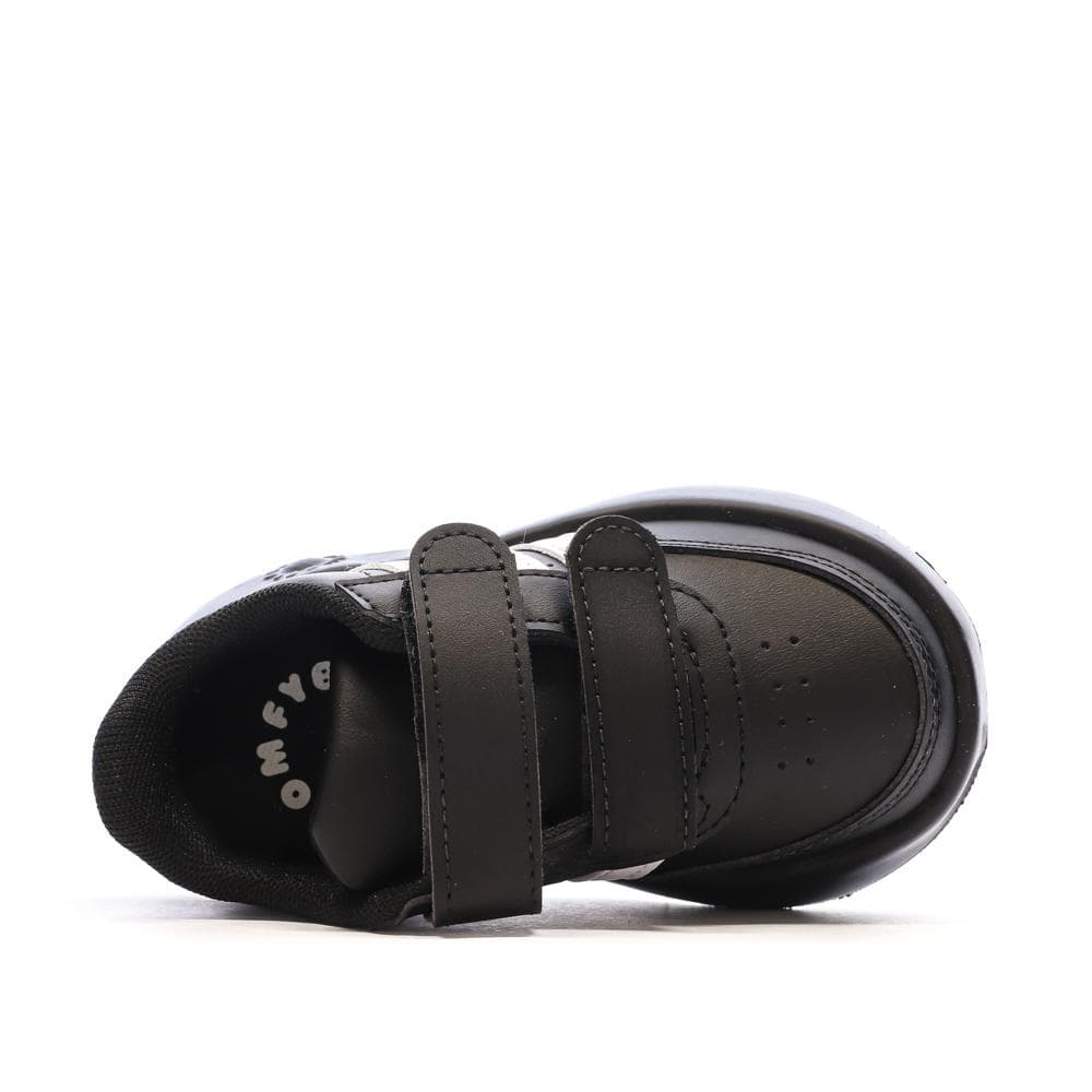 Baskets Noir/Blanche Enfant Adidas Advantage Cf I 4