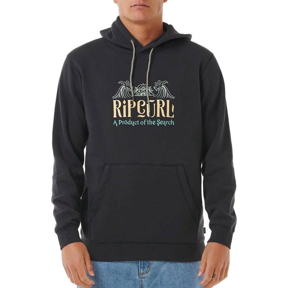 Sweat à Capuche Noir Homme Rip Curl Down Line 1