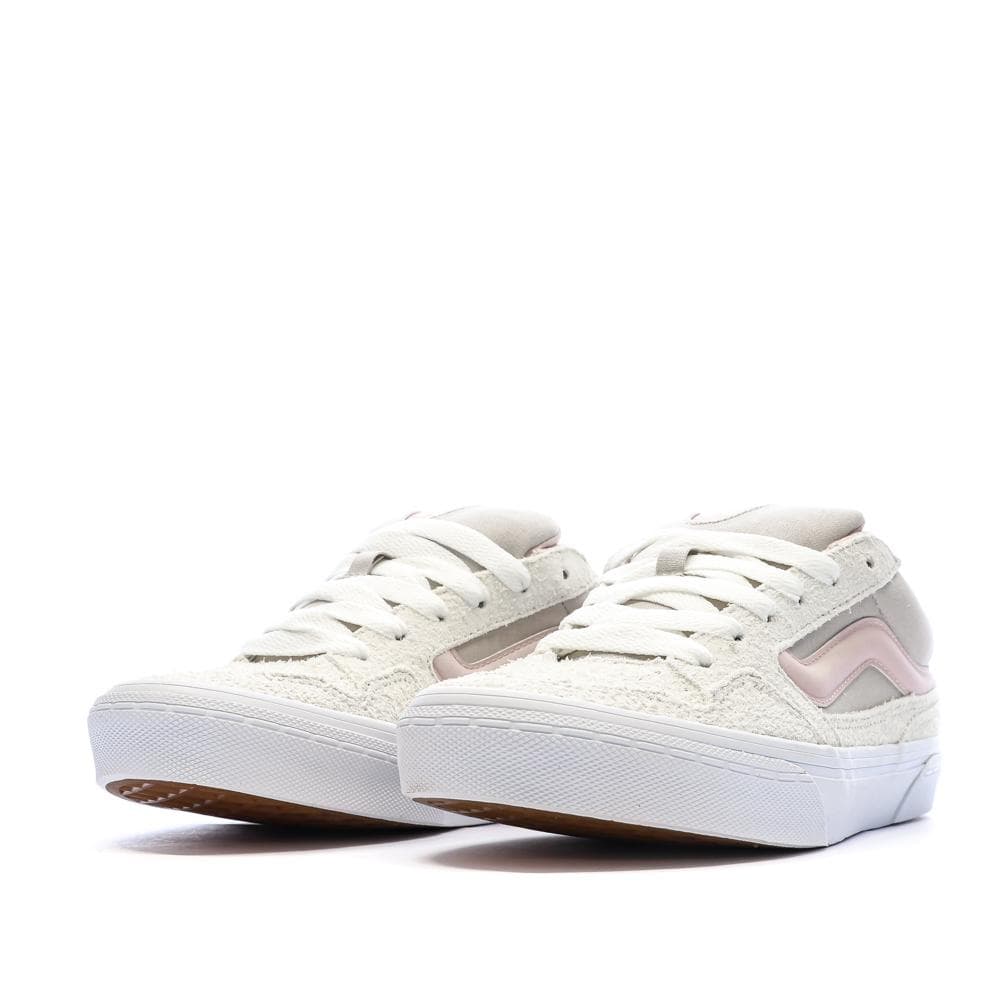 Baskets Blanches/Rose Pale/Grises Femme Vans Caldrone 6