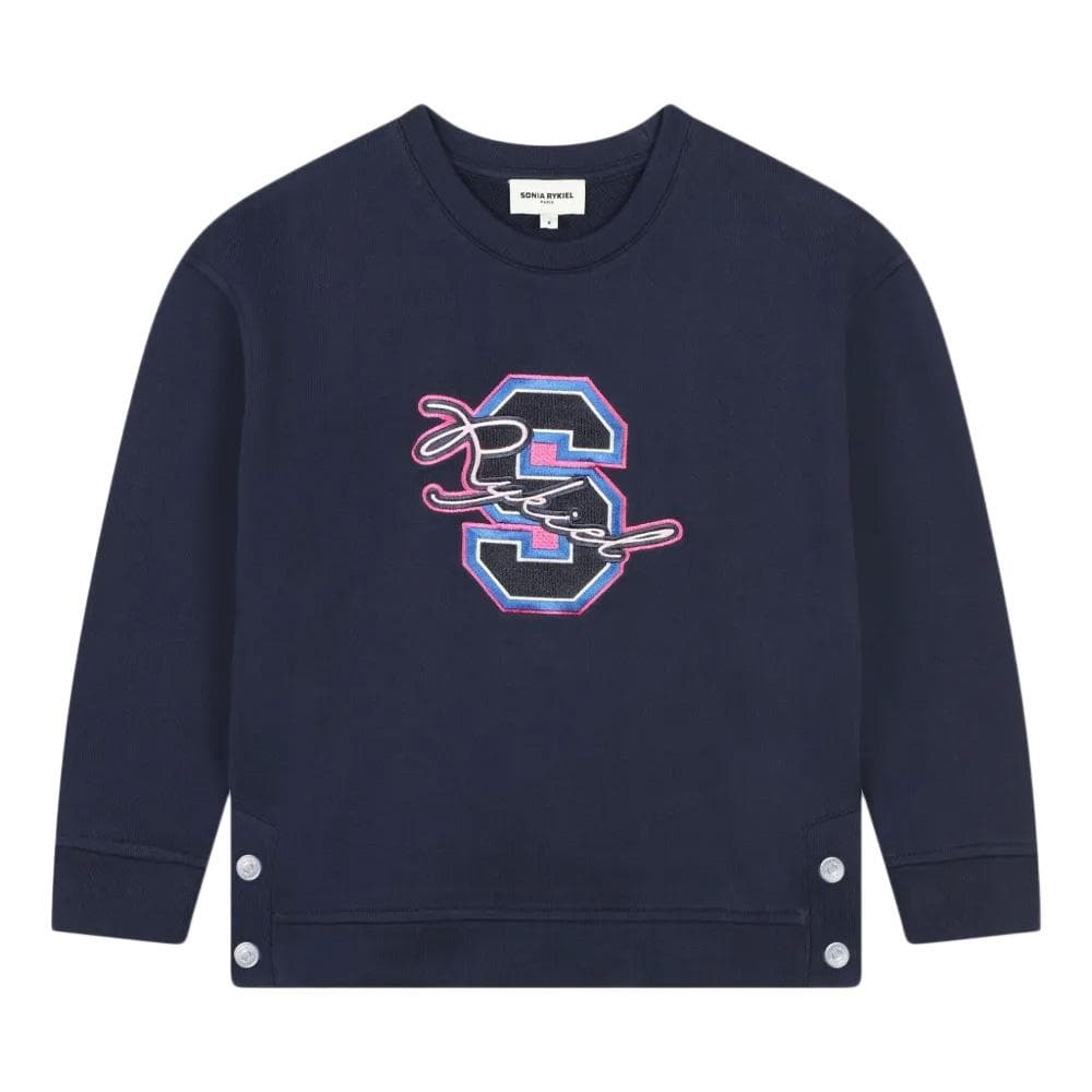 Sweat Marine Fille Sonia Rykiel A00237 1
