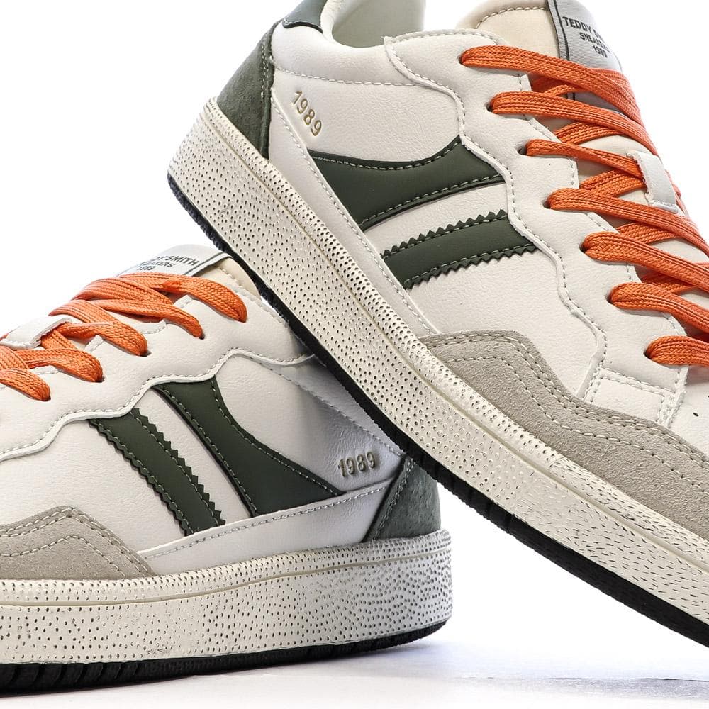 Baskets Blanc/Kaki Homme Teddy Smith Zapato 7