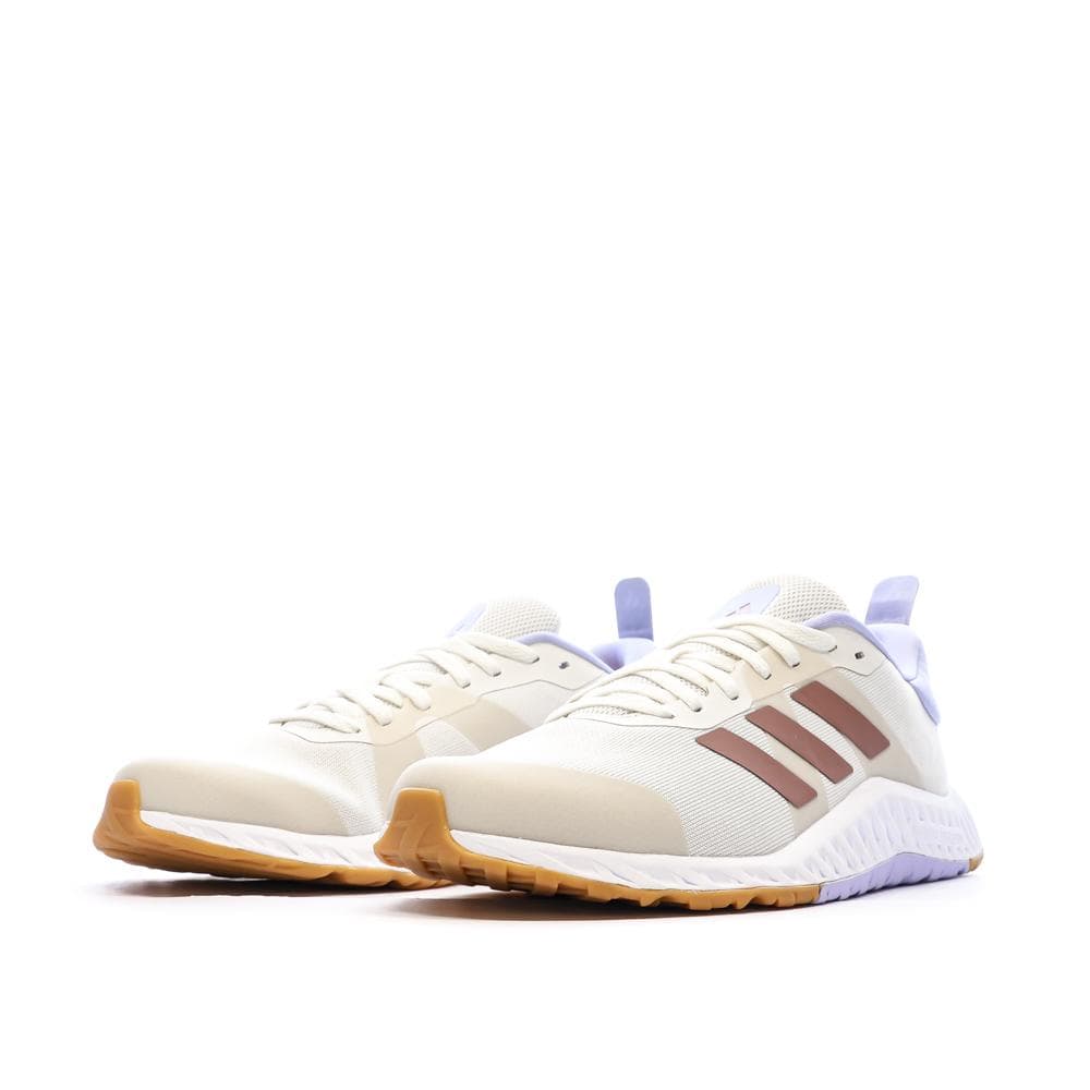 Baskets Blanches/Beiges Femme Adidas Everyset 6