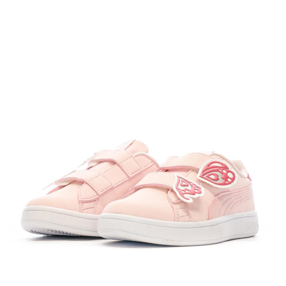 Baskets Rose Fille Puma Smash Butterfly 6