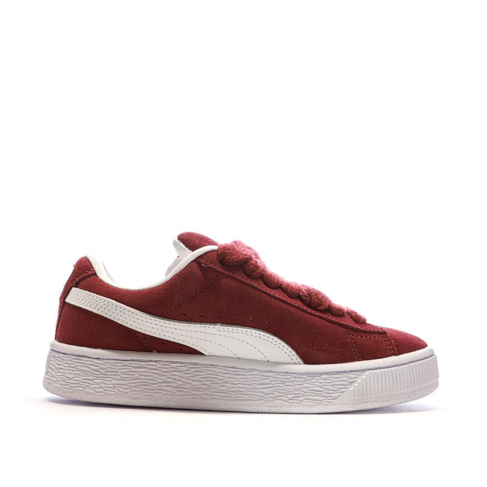 Baskets Rouges Femme Puma Suede XL 2