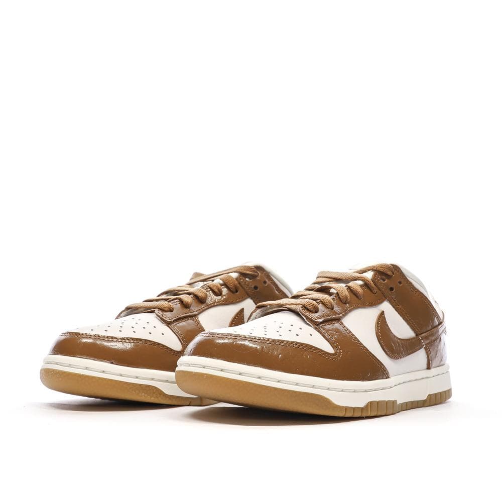Baskets Blanches/Marrons Femme Nike Dunk Low 6
