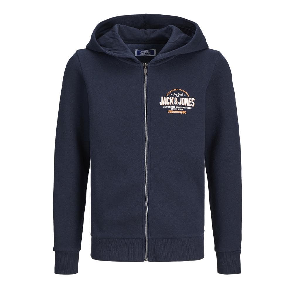 Sweat Zippe Marine Garçon Jack & Jones Jjelogo 3
