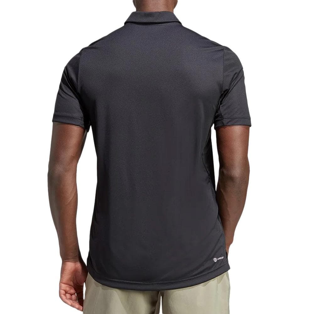 Polo de Tennis Noir Homme Adidas Club 2