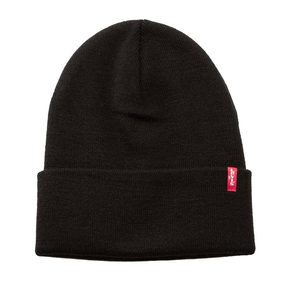 Bonnet Noir Mixte Levi's Slouchy Red 1