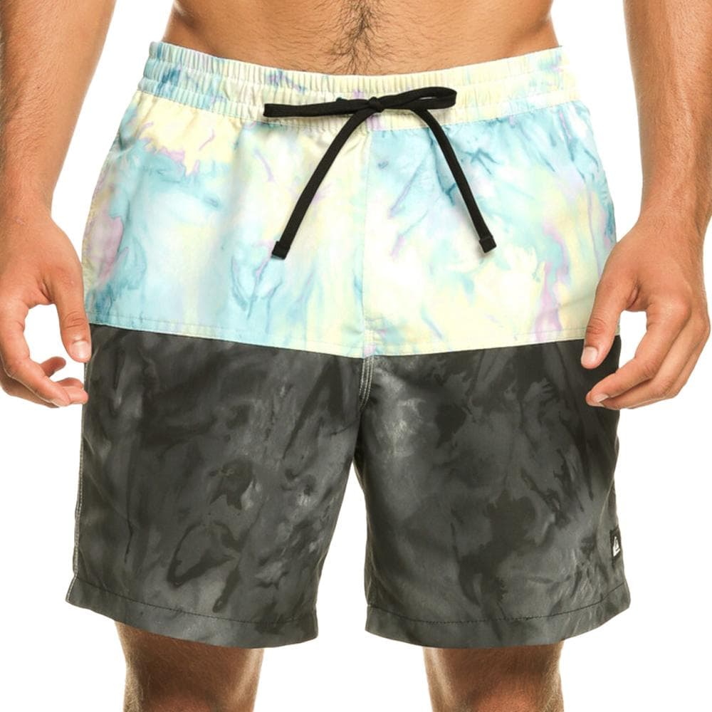 Maillot de bain Noir/Bleu Homme Quiksilver Butt Logo 1